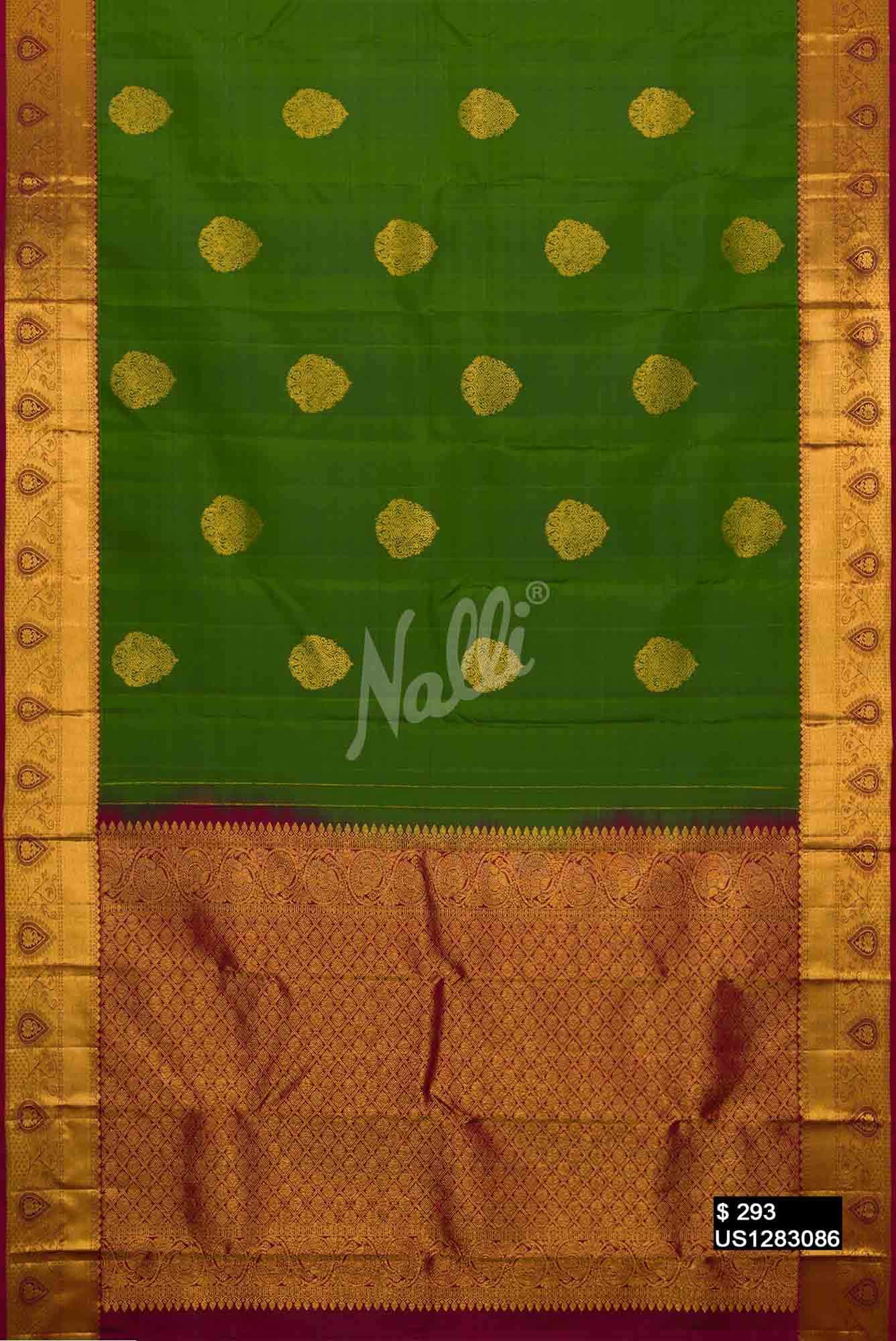 Green Kanchipuram Silk Saree
