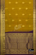 Mehandi Green Kanchipuram Silk Saree