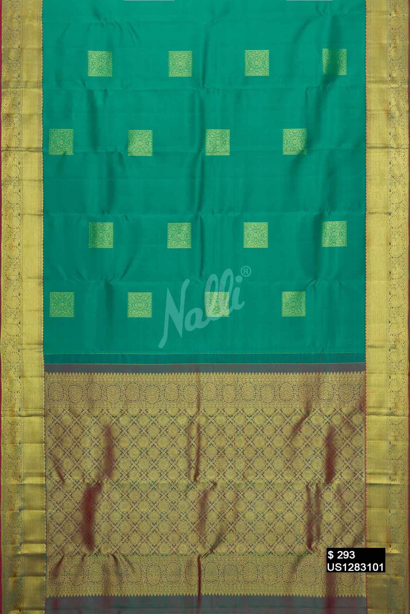 Green Kanchipuram Silk Saree