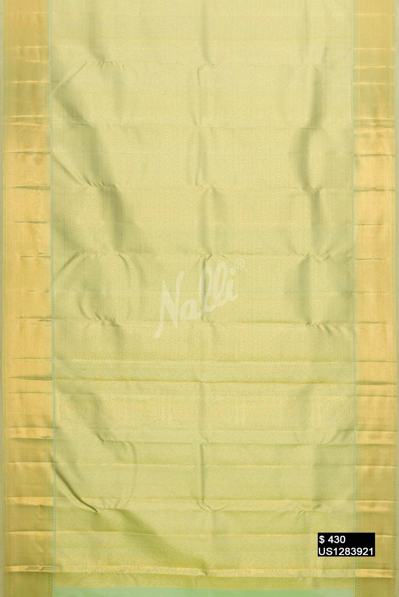 Pista Green Kanchipuram Silk Saree