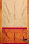 Sandal Kanchipuram Silk Saree