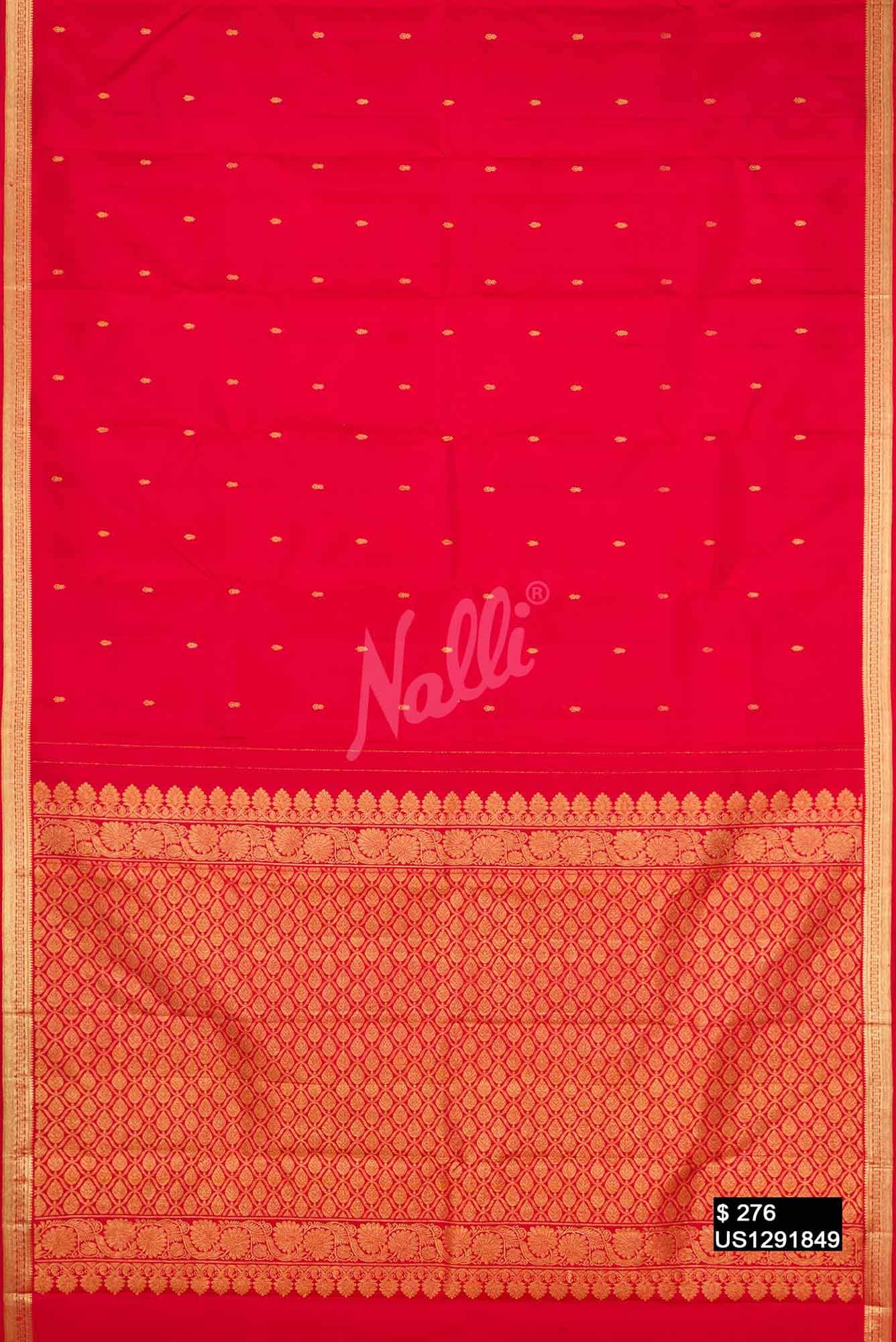 Red Kanchipuram Silk Saree