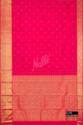 Dark Pink Kanchipuram Silk Saree