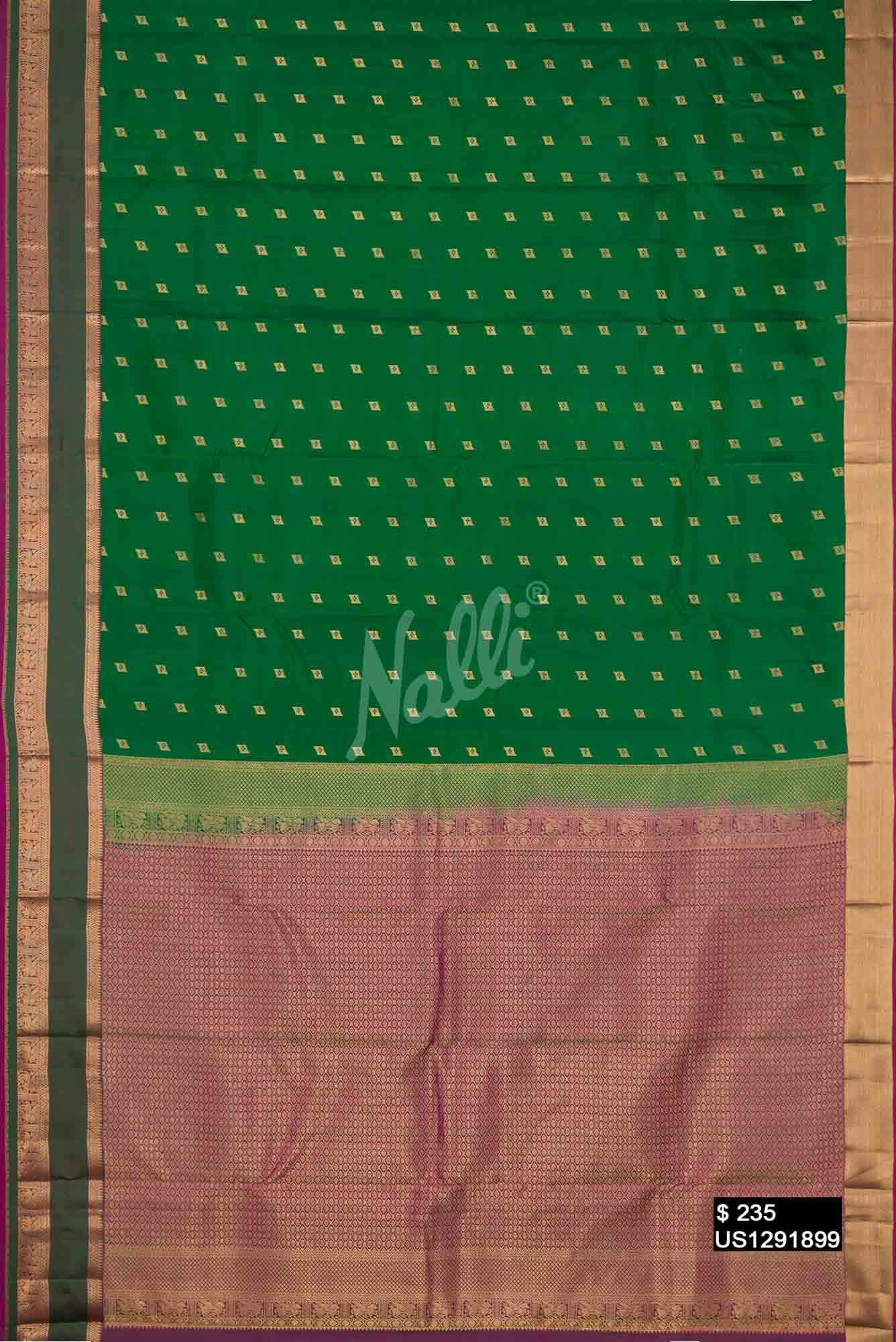 Green Kanchipuram Silk Saree
