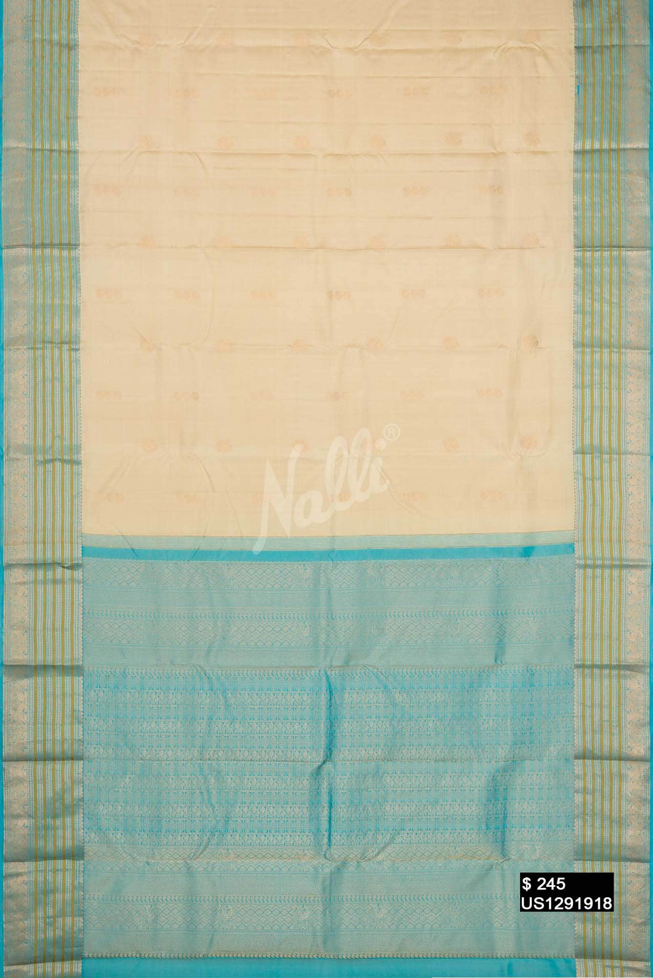 Sandal Kanchipuram Silk Saree