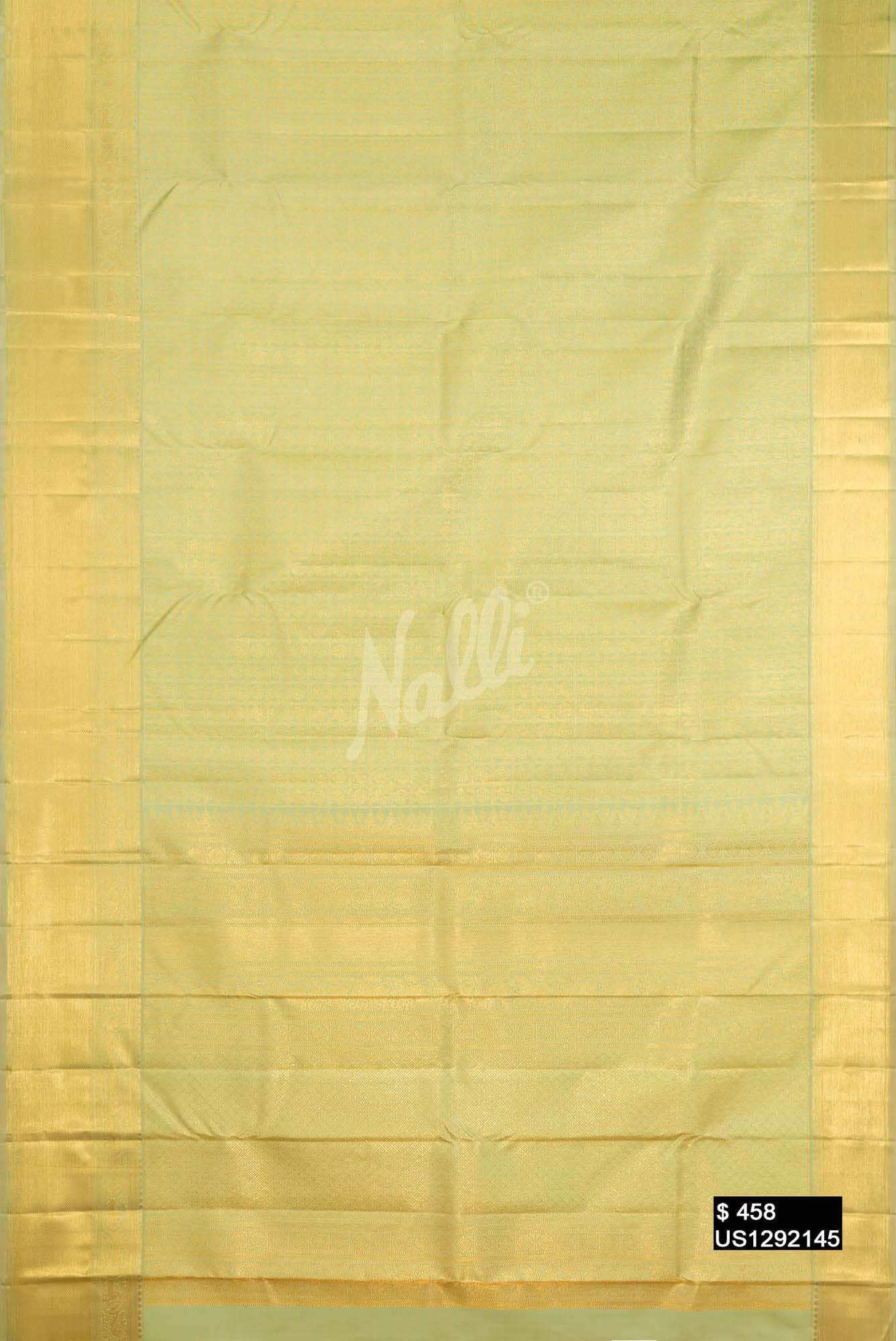 Pista Green Kanchipuram Silk Saree