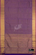 Royal Blue Kanchipuram Silk Saree