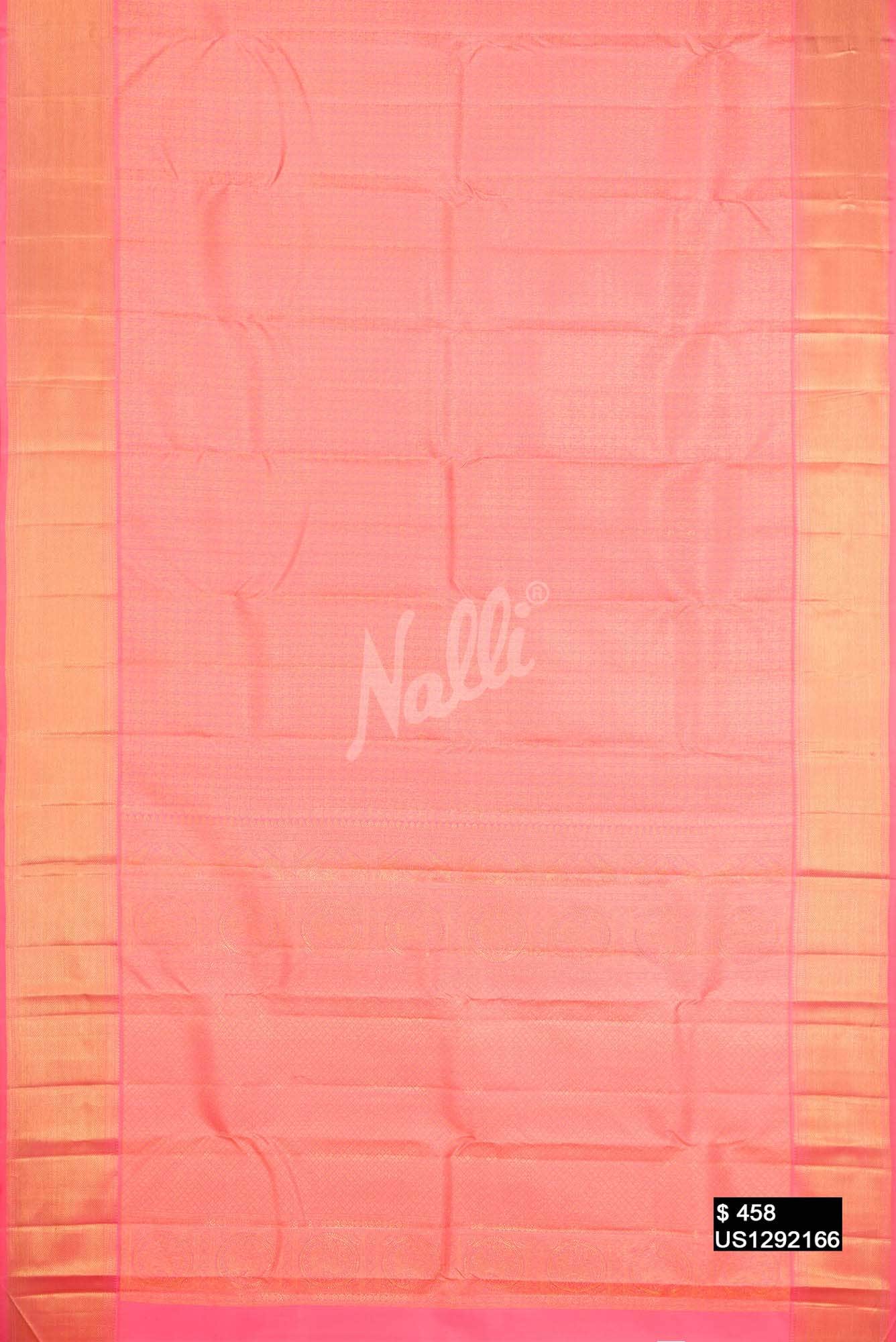 Pink Kanchipuram Silk Saree