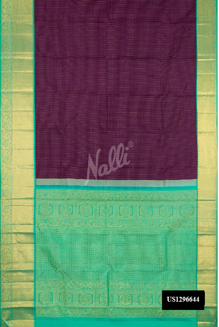 Violet Kanchipuram Silk Saree