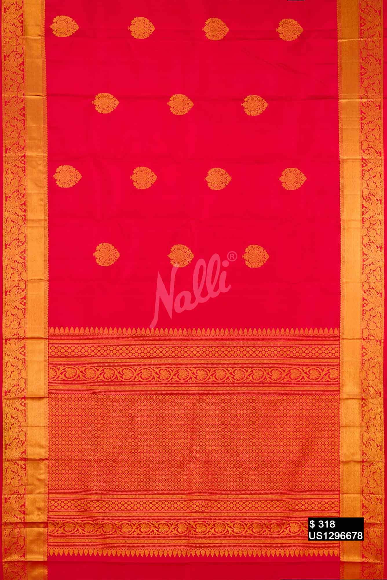 Red Kanchipuram Silk Saree
