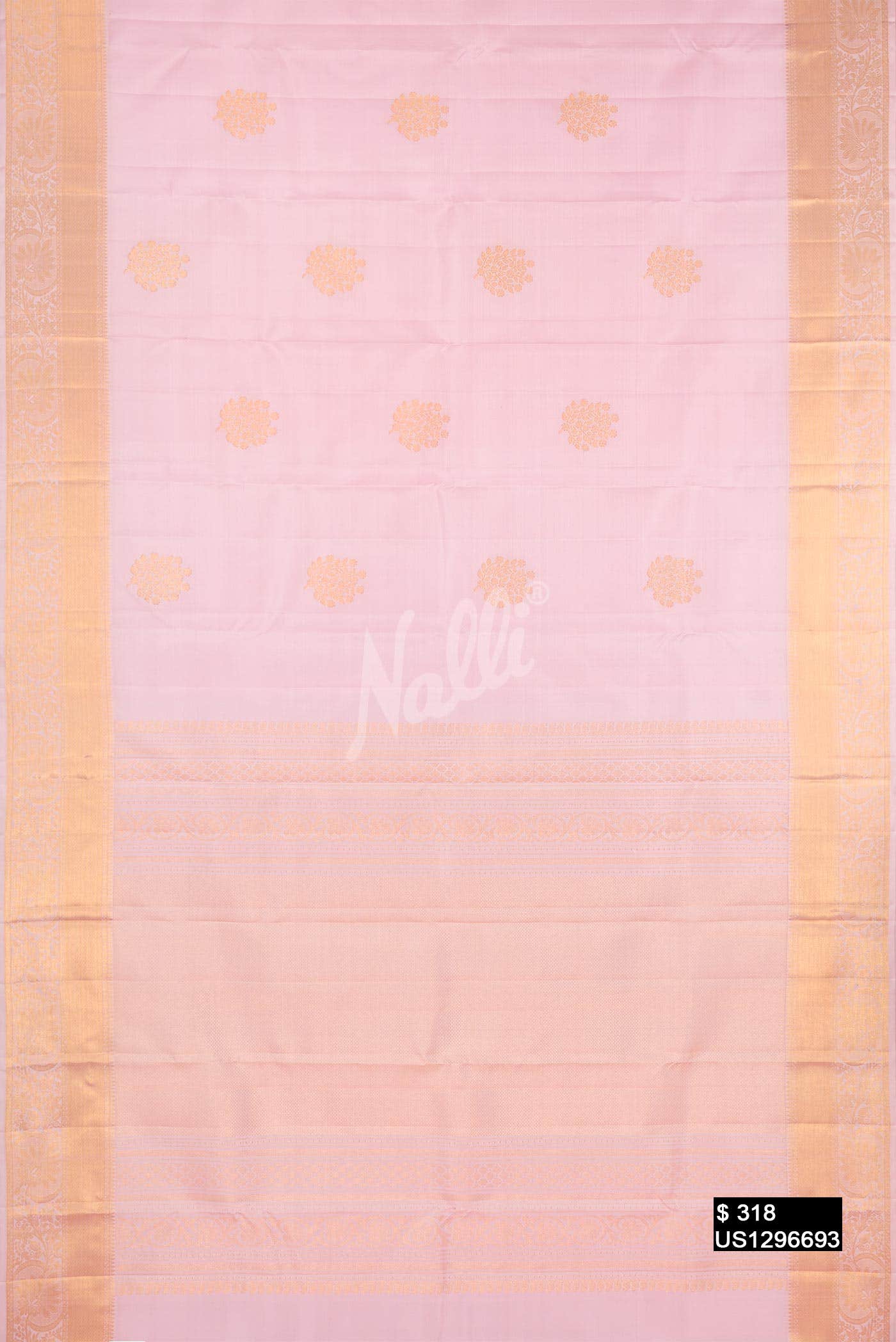 Pink Kanchipuram Silk Saree