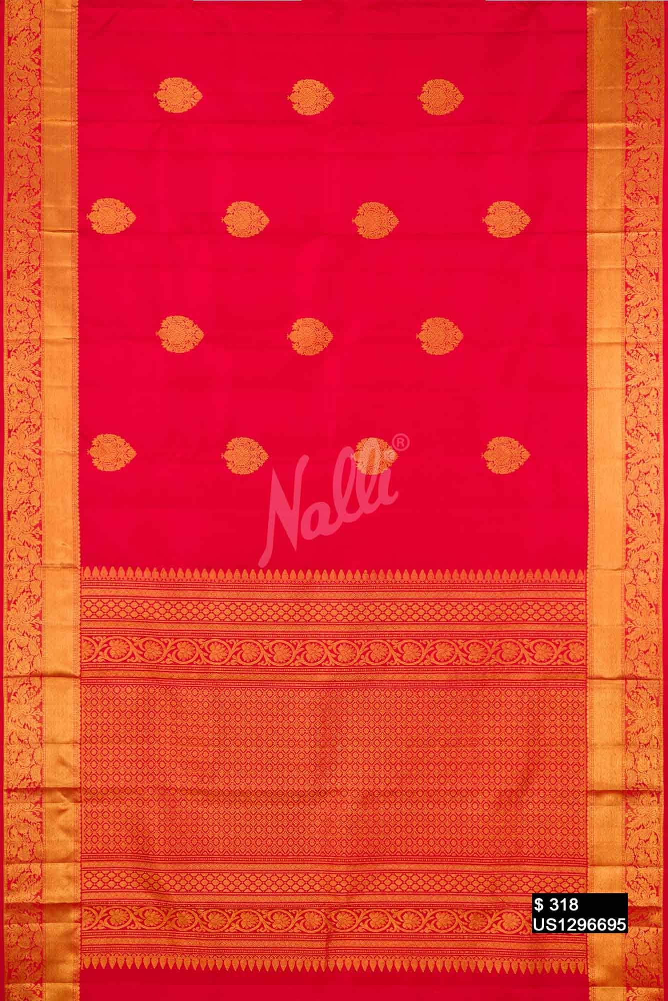 Red Kanchipuram Silk Saree