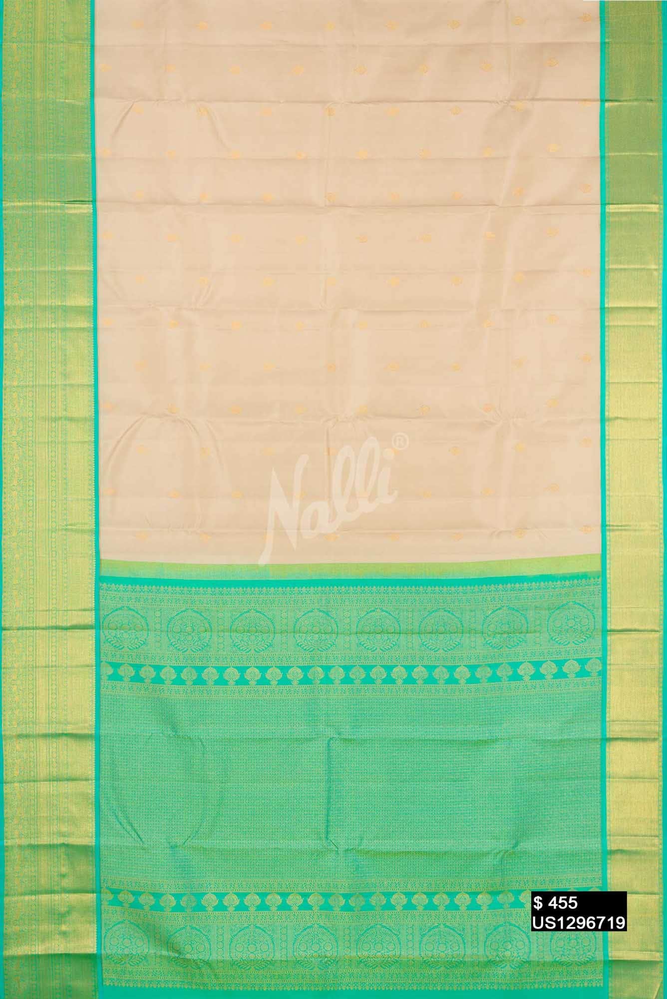 Sandal Kanchipuram Silk Saree