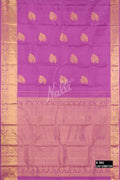 Lilac Kanchipuram Silk Saree