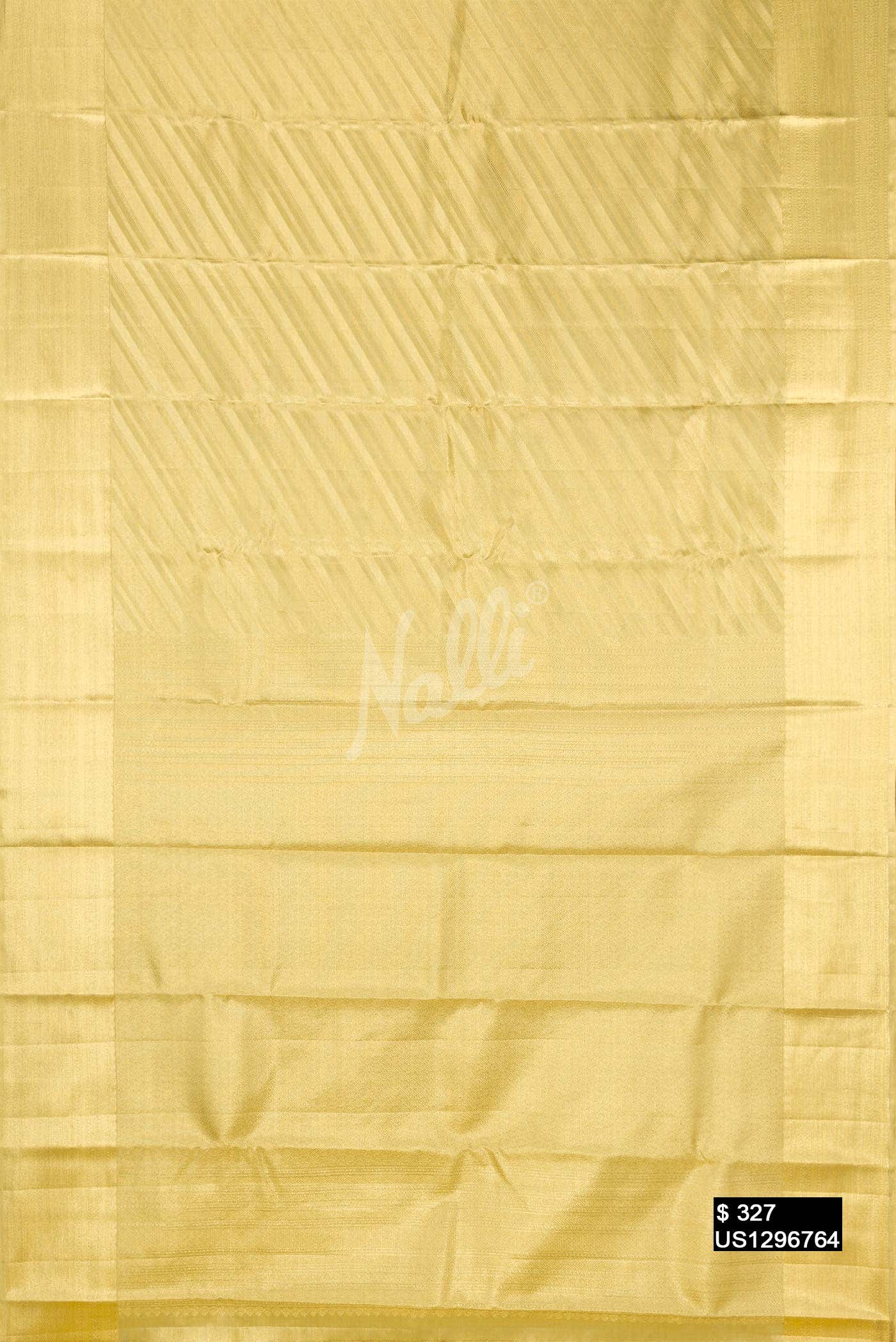 Gold Kanchipuram Tissue Silk Saree