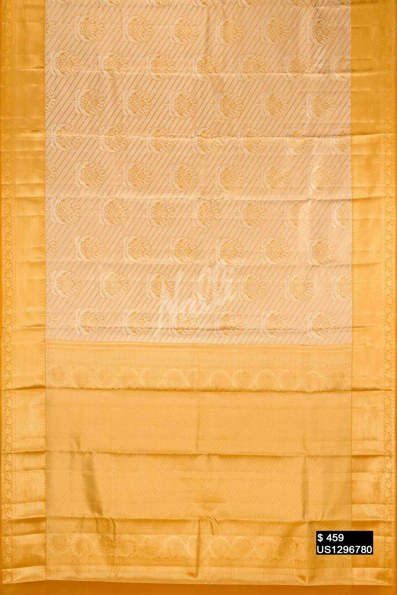 Gold Kanchipuram Tissue Silk Saree