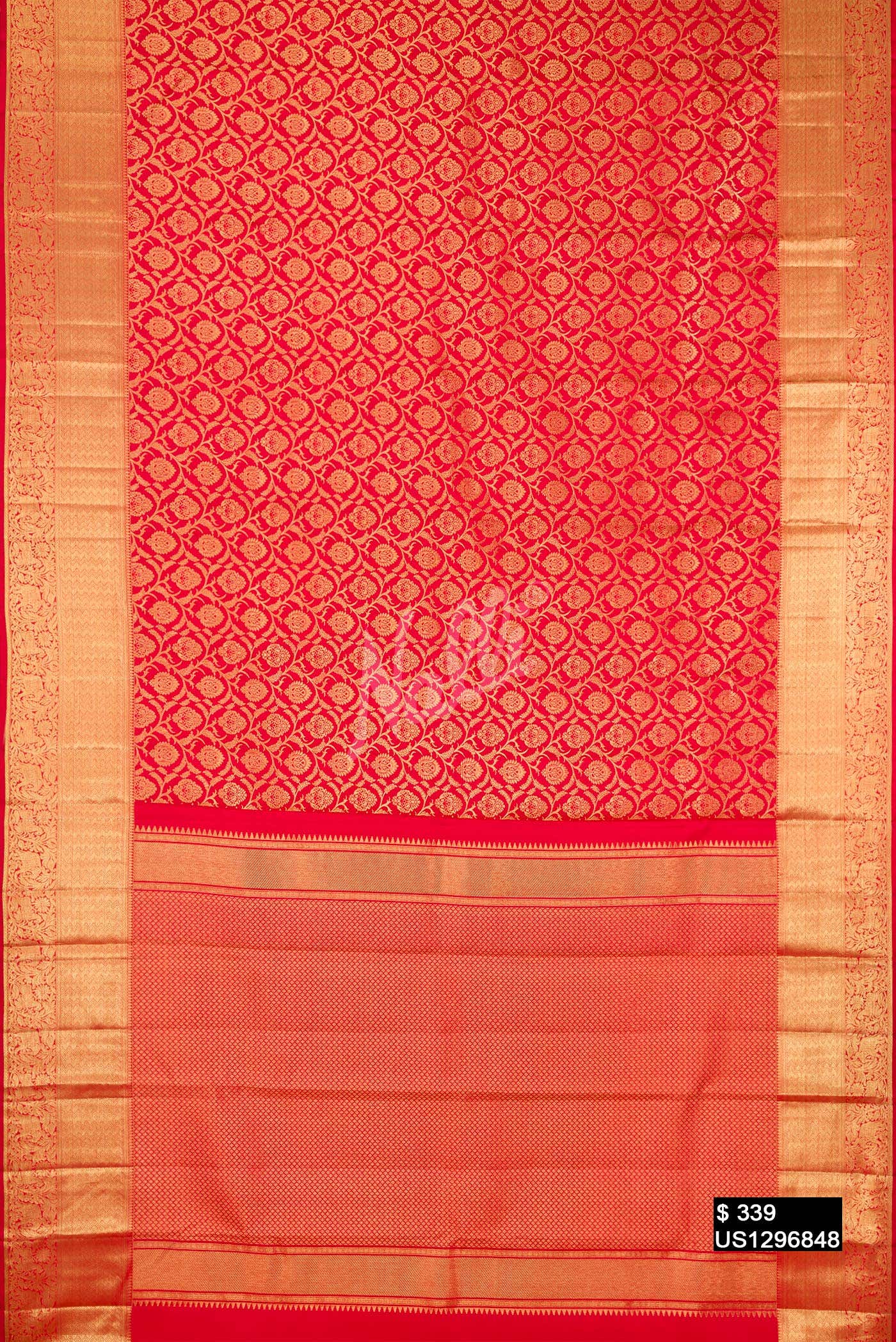Red Kanchipuram Silk Saree