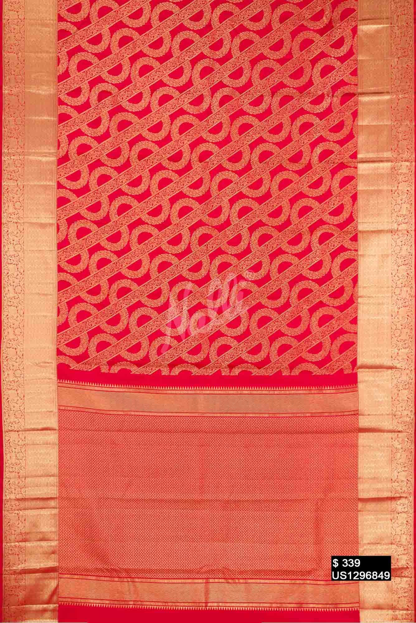 Red Kanchipuram Silk Saree