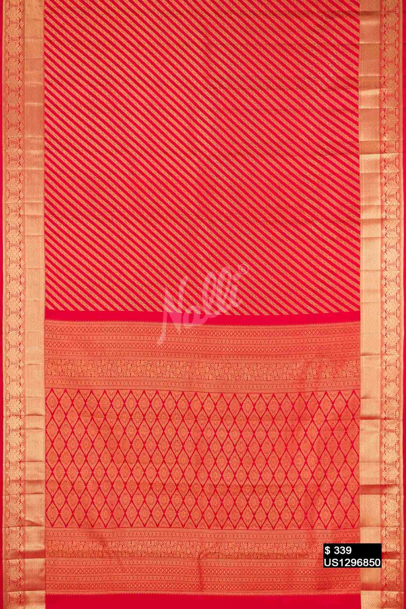 Red Kanchipuram Silk Saree