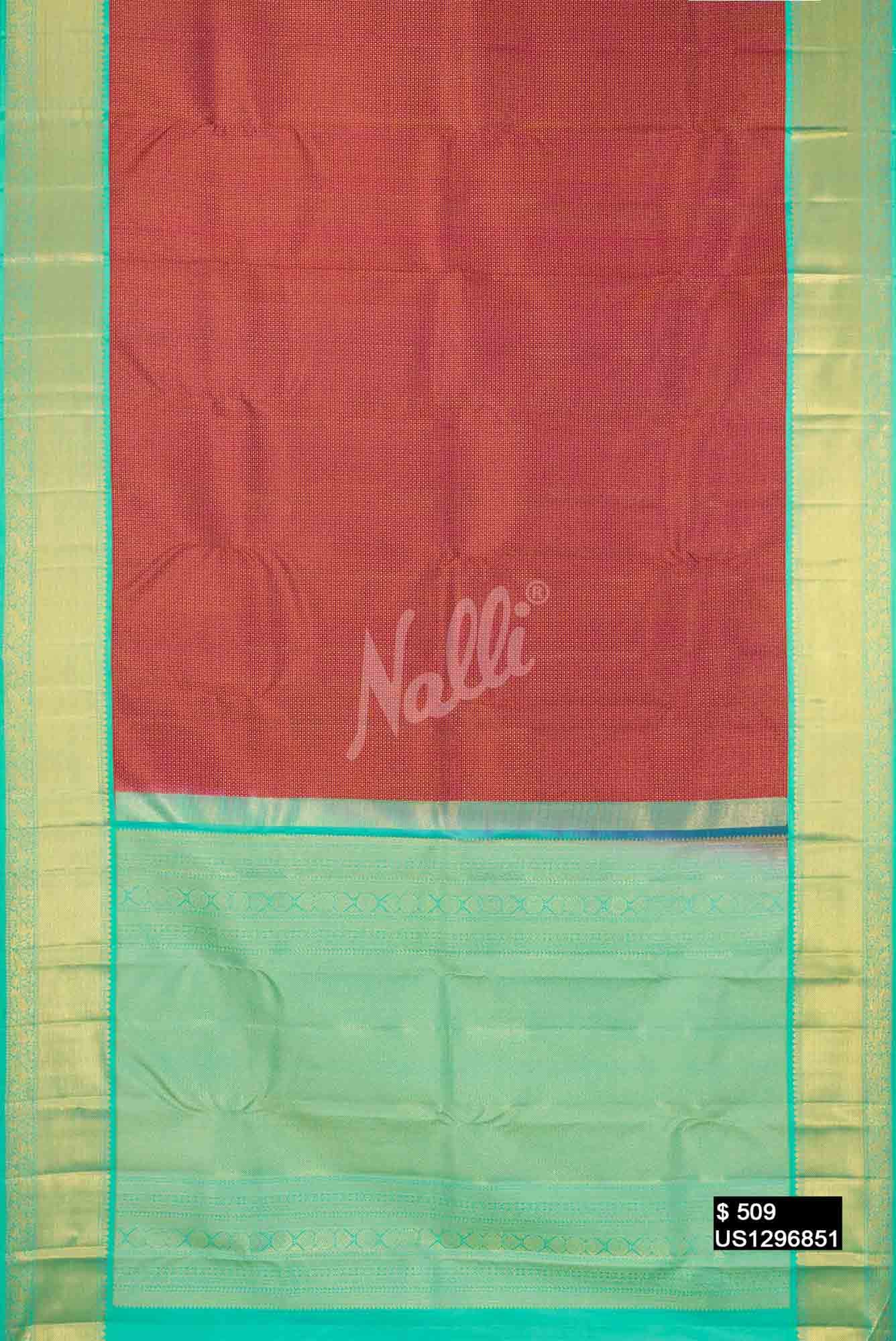 Pink Kanchipuram Silk Saree