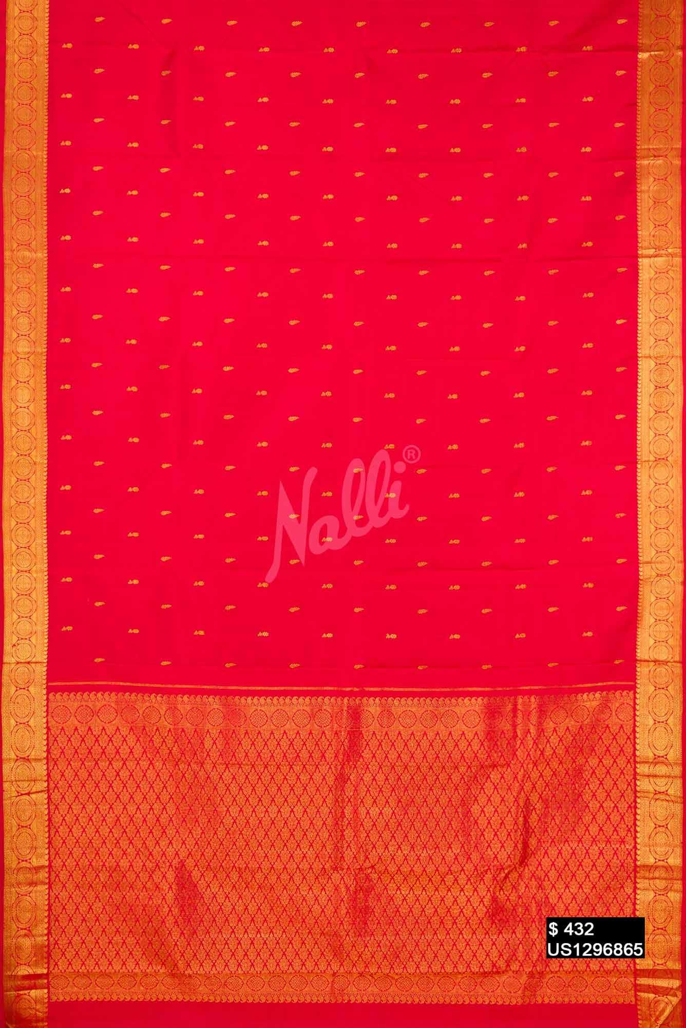 Red Kanchipuram Silk Saree