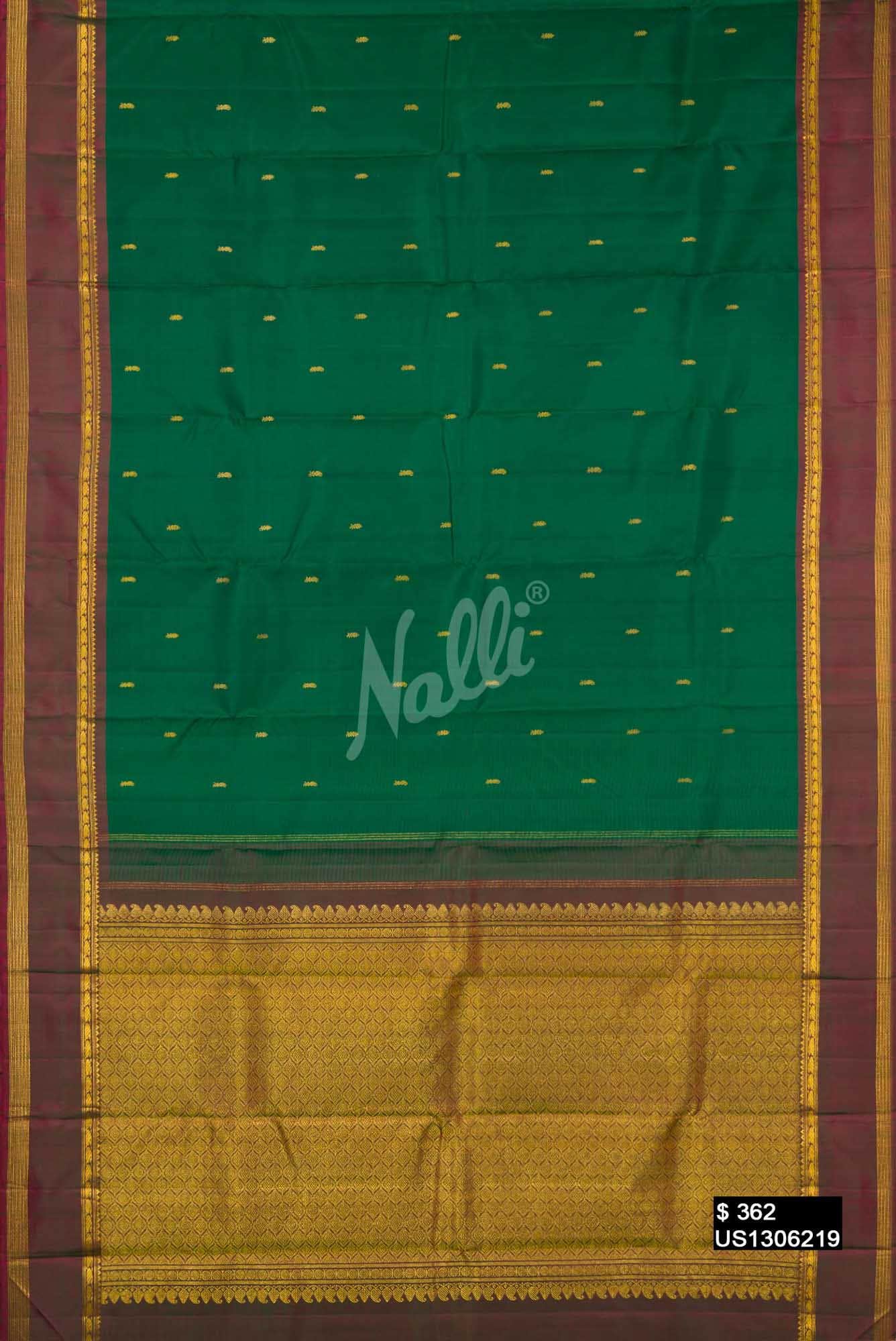 Green Kanchipuram Silk Saree