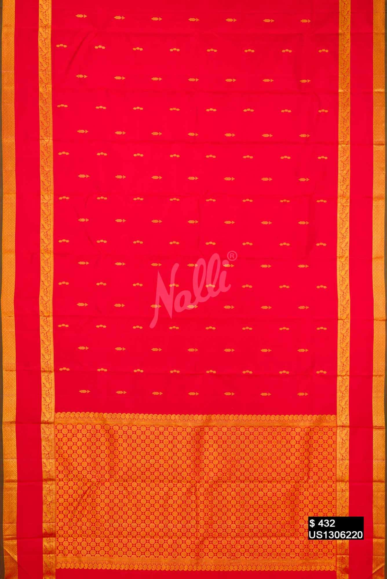 Red Kanchipuram Silk Saree