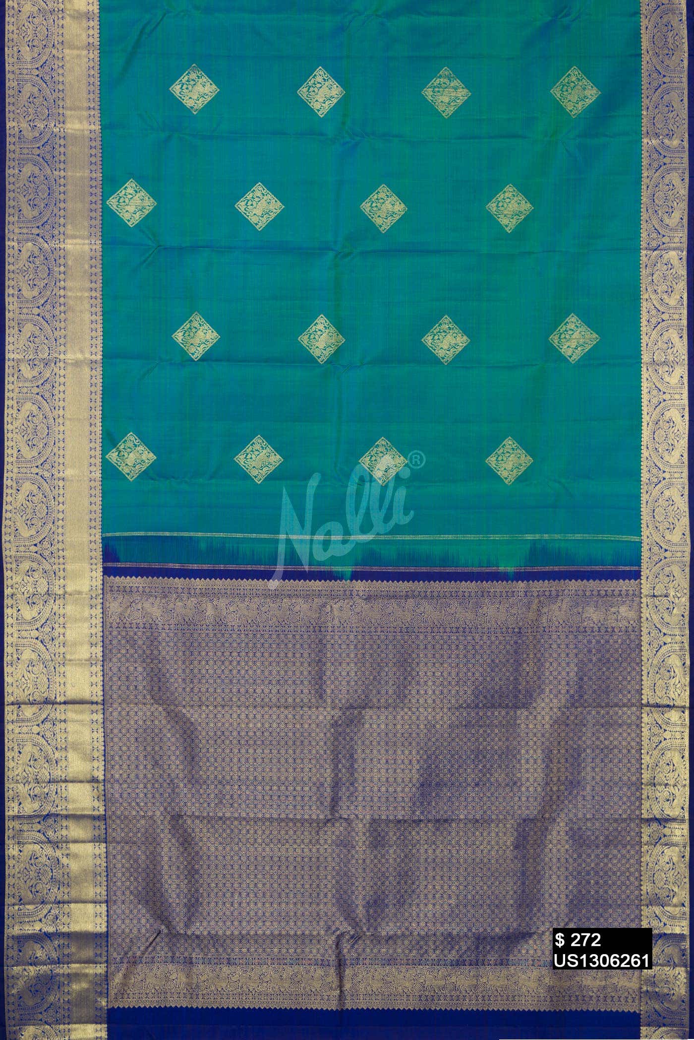 Green Kanchipuram Silk Saree