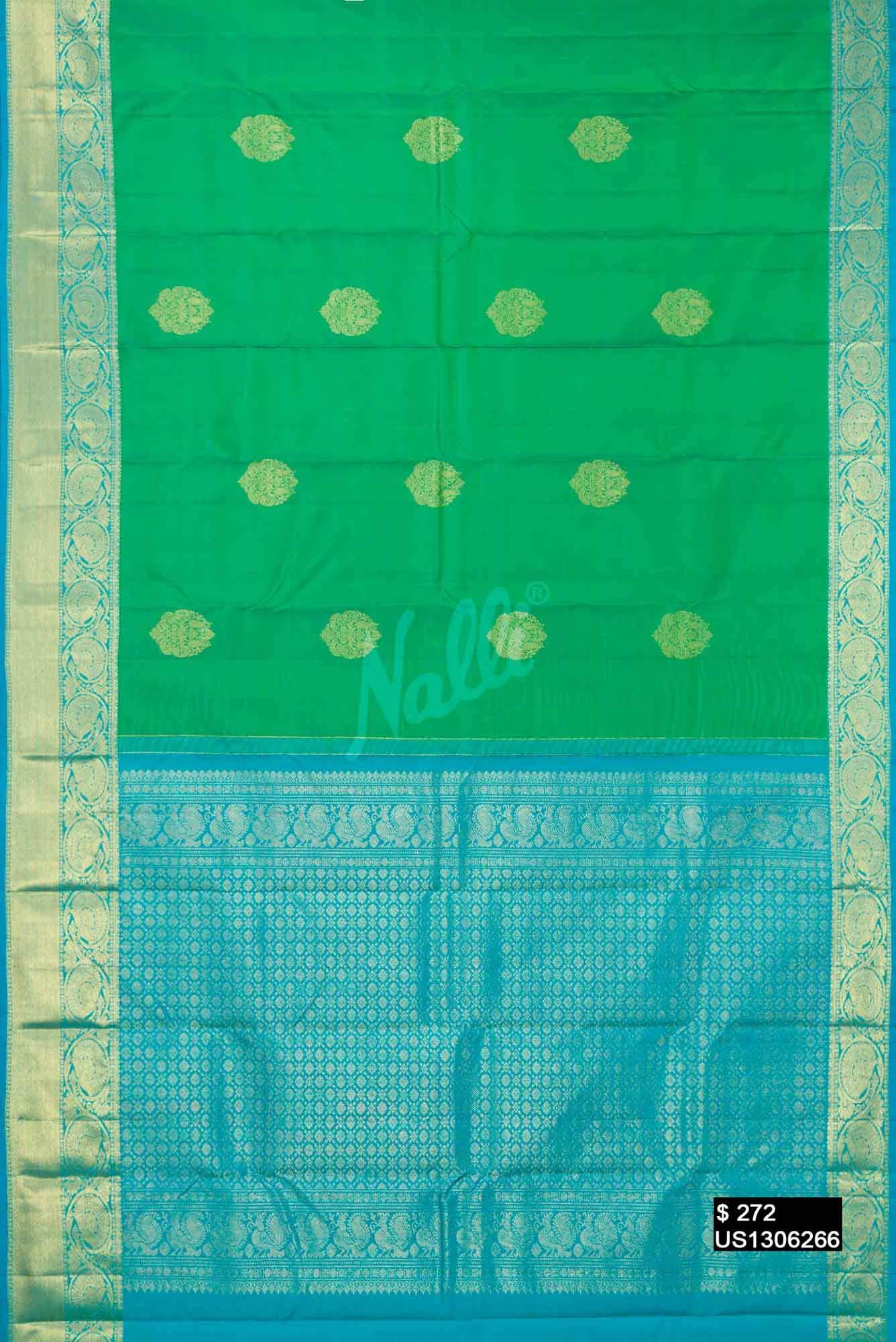 Green Kanchipuram Silk Saree