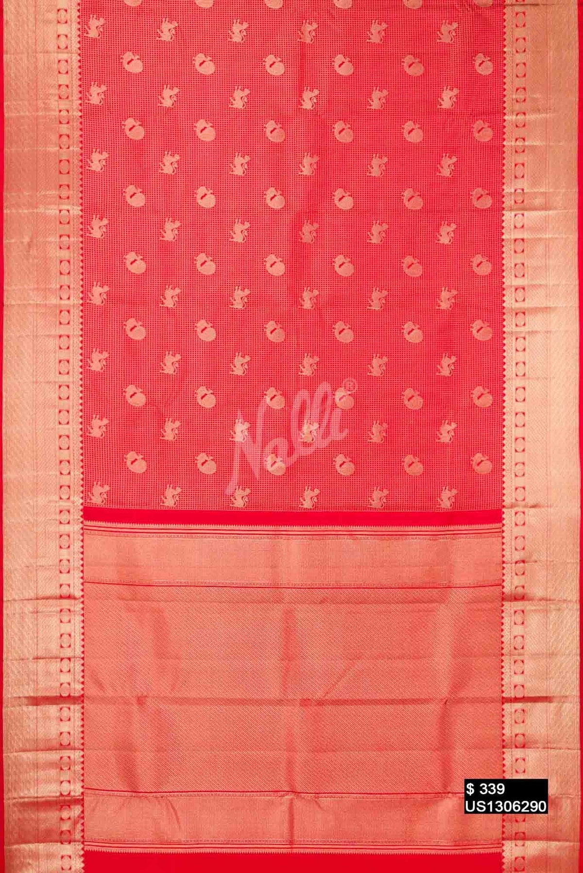 Red Kanchipuram Silk Saree