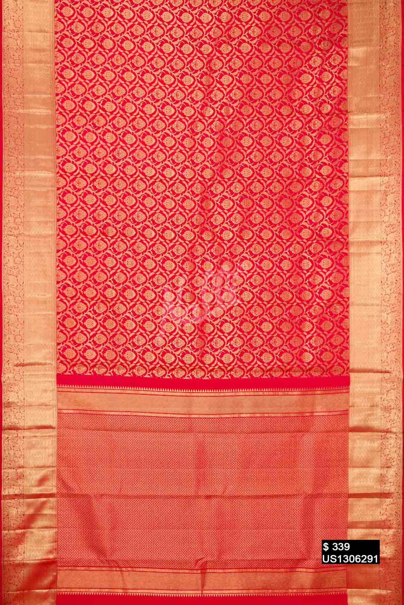 Red Kanchipuram Silk Saree