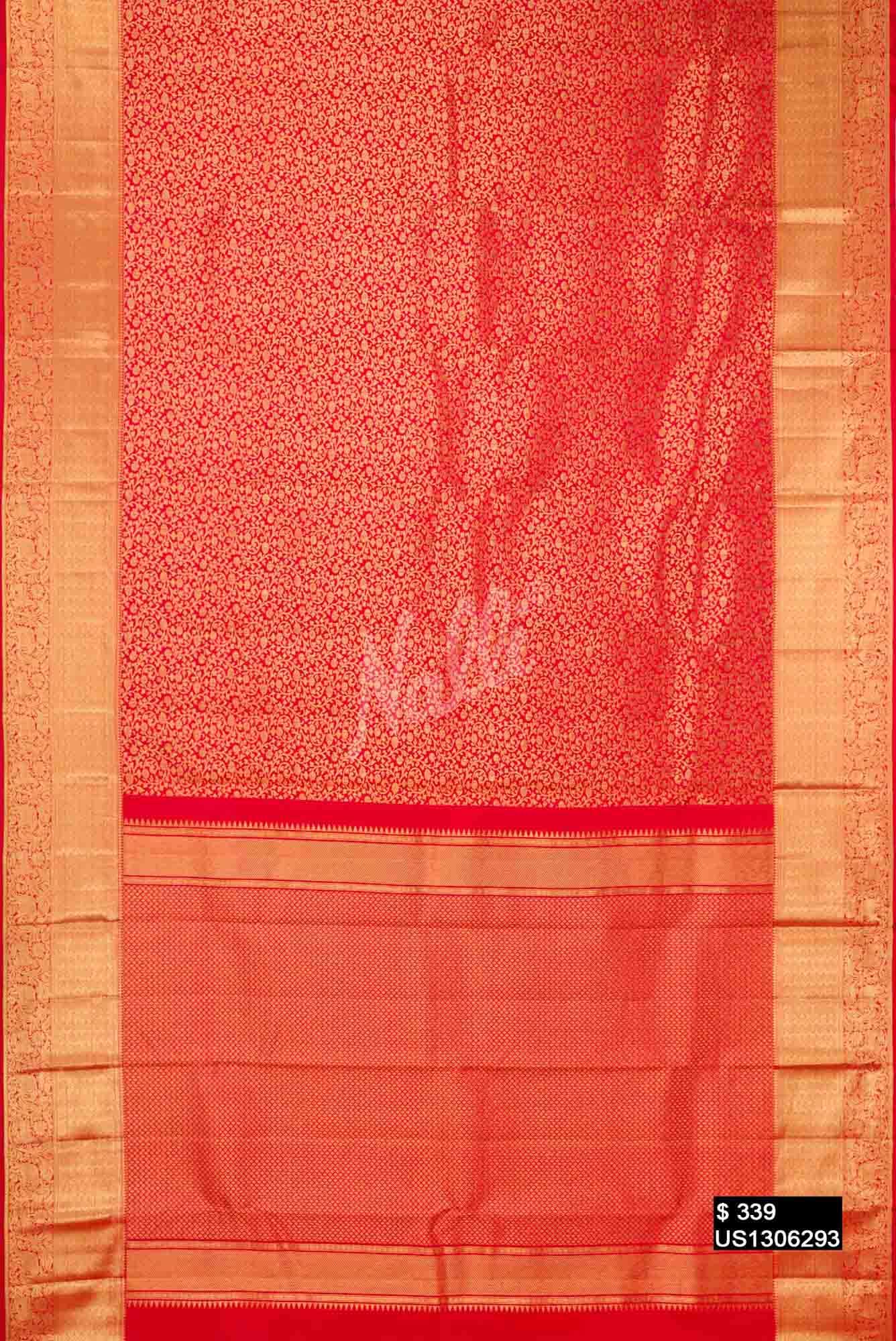 Red Kanchipuram Silk Saree