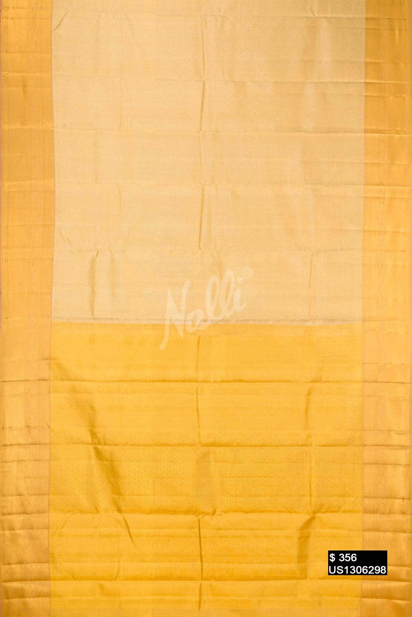 Gold Kanchipuram Tissue Silk Saree