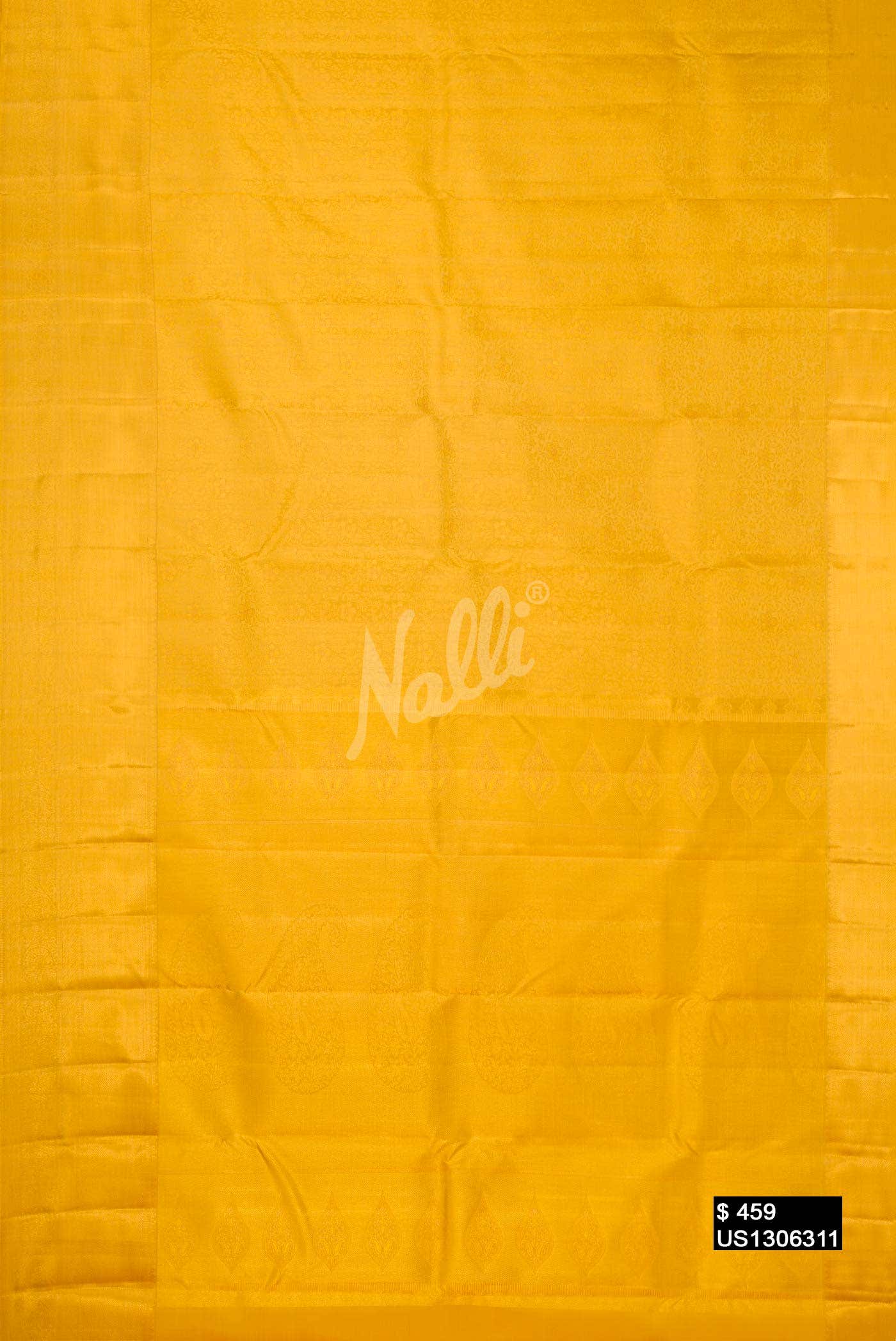 Gold Kanchipuram Silk Saree