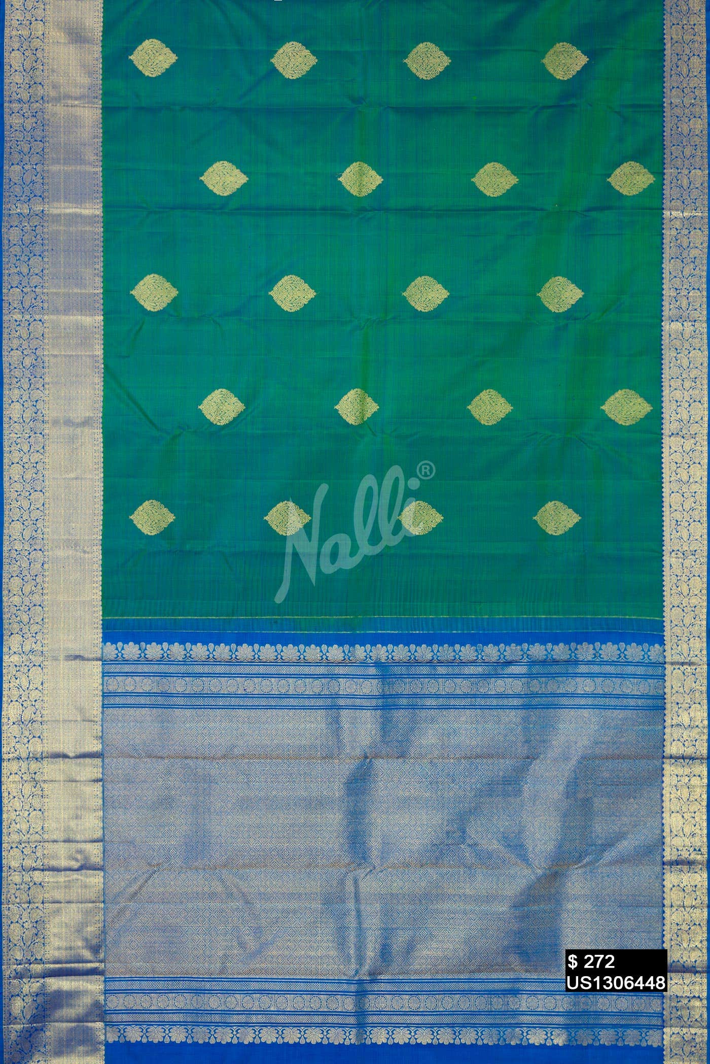 Green Kanchipuram Silk Saree