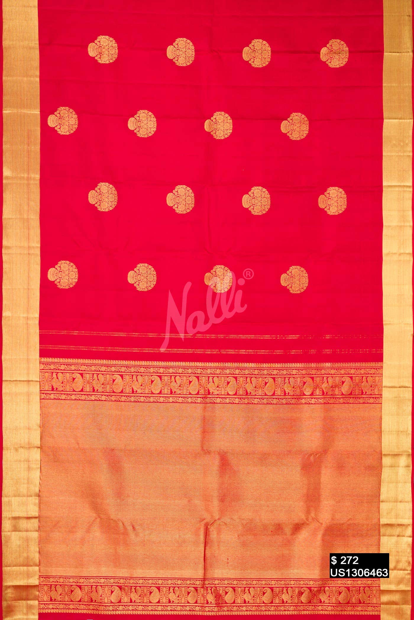 Red Kanchipuram Silk Saree