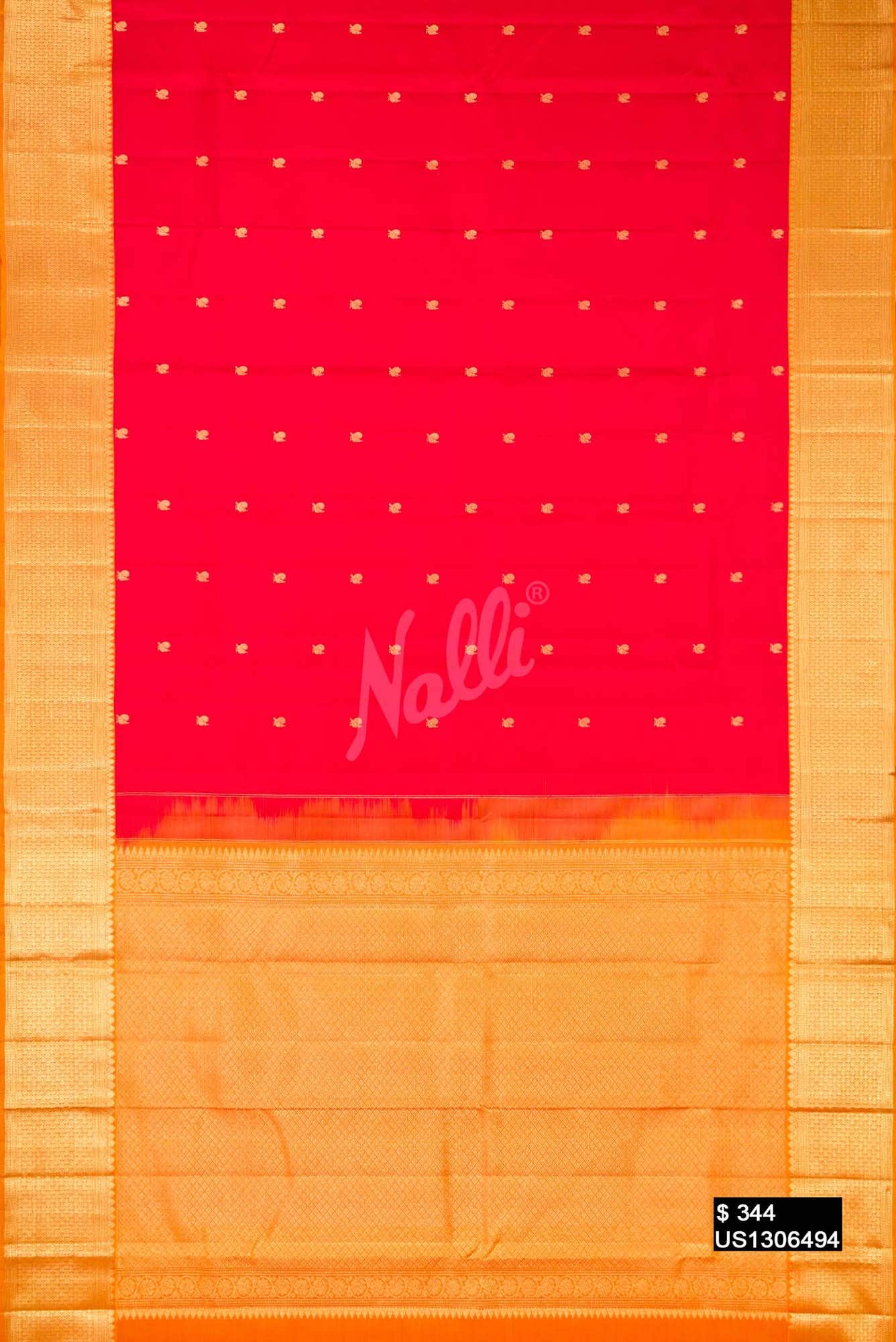 Red Kanchipuram Silk Saree