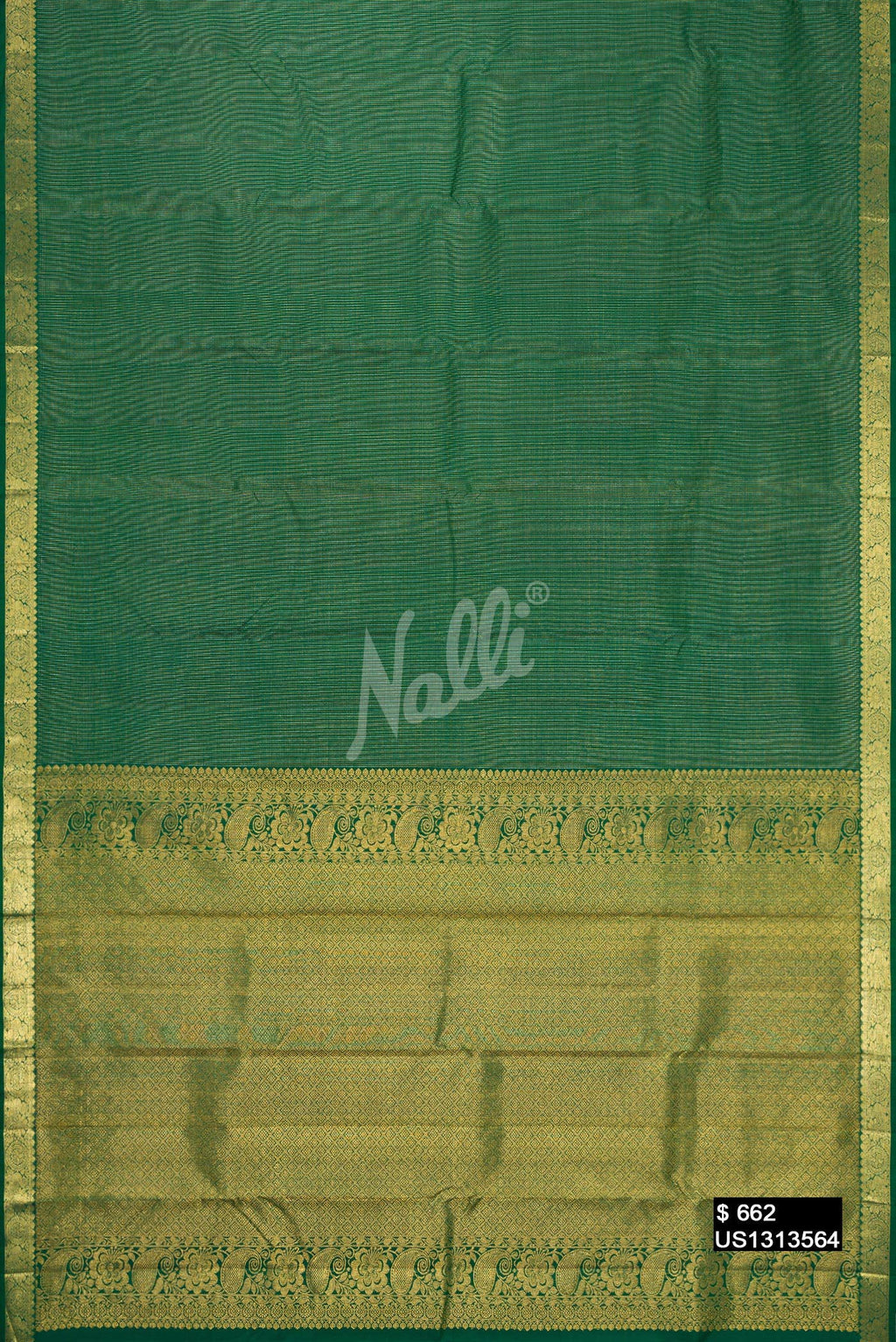 Green Kanchipuram Silk Saree