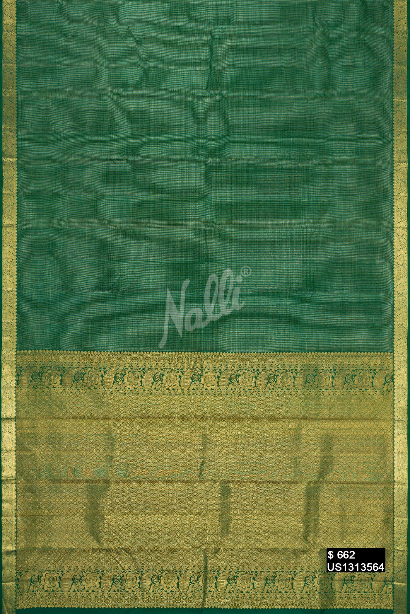 Green Kanchipuram Silk Saree
