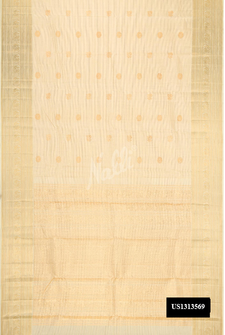 Sandal Kanchipuram Silk Saree