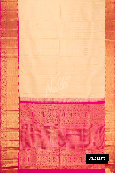 Sandal Kanchipuram Silk Saree
