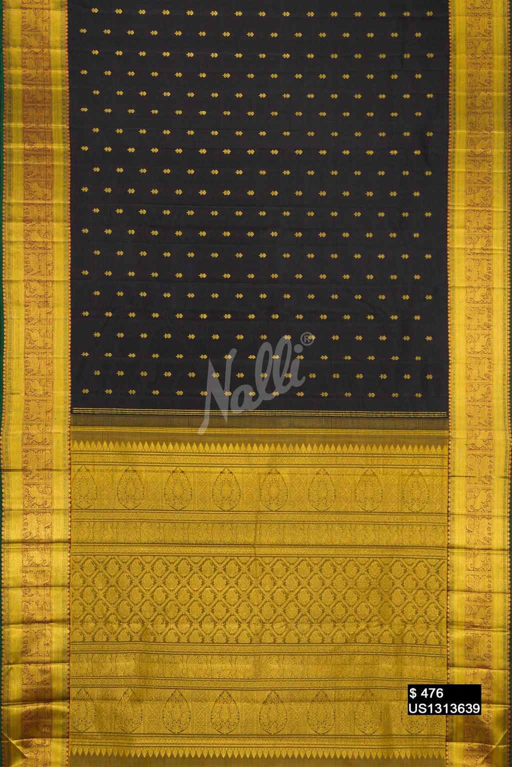 Coffee Brown Kanchipuram Silk Saree