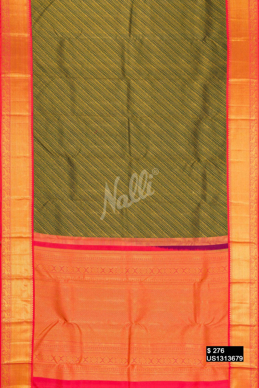 Green Kanchipuram Silk Saree