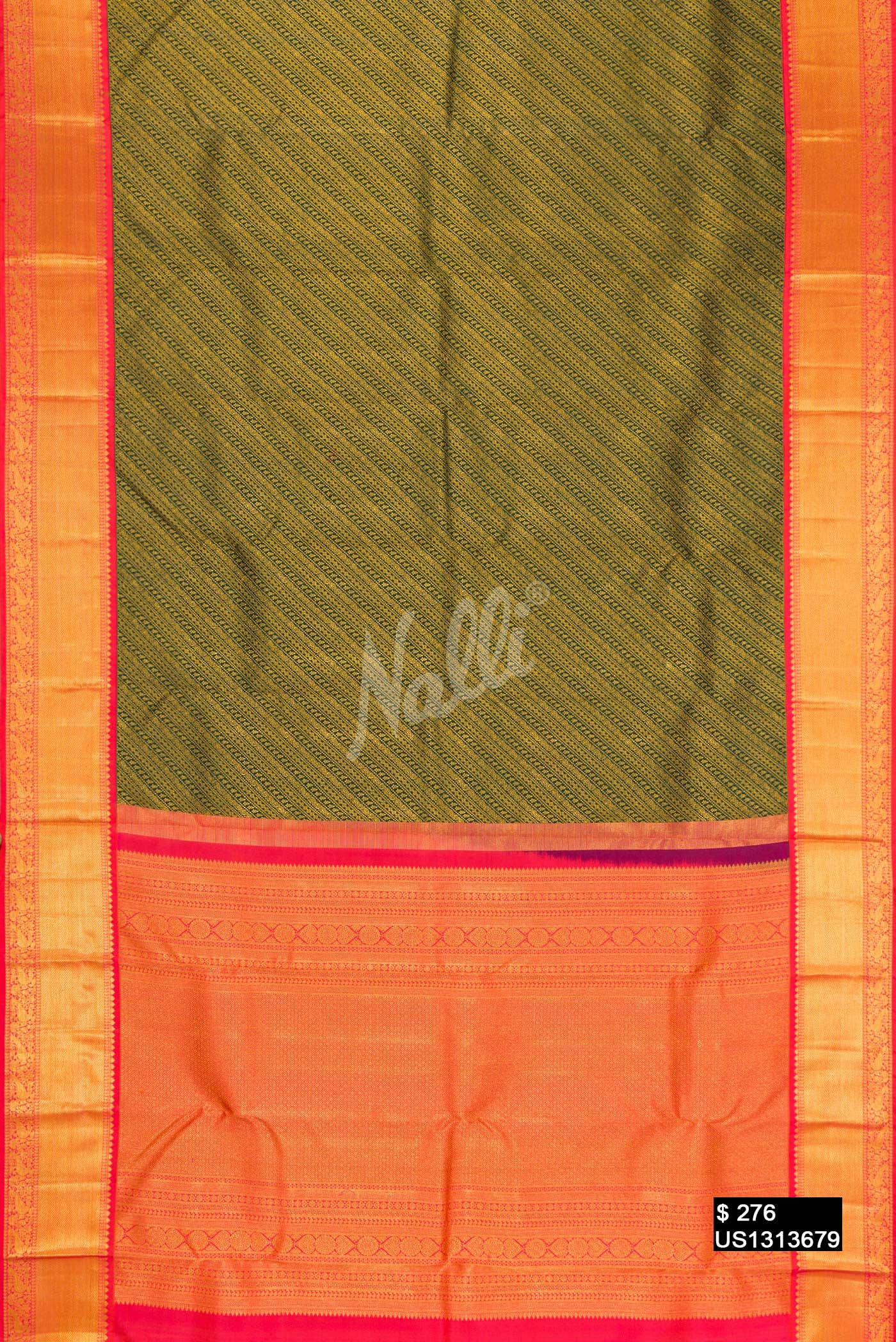 Green Kanchipuram Silk Saree