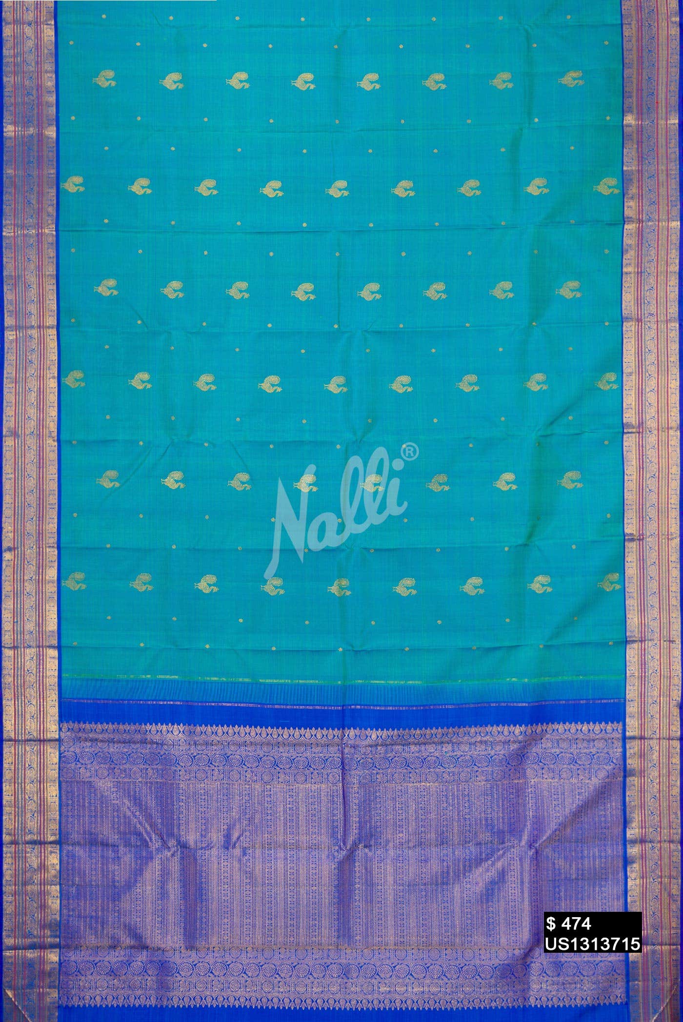Green Kanchipuram Silk Saree