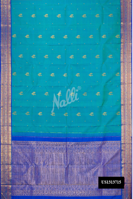 Green Kanchipuram Silk Saree