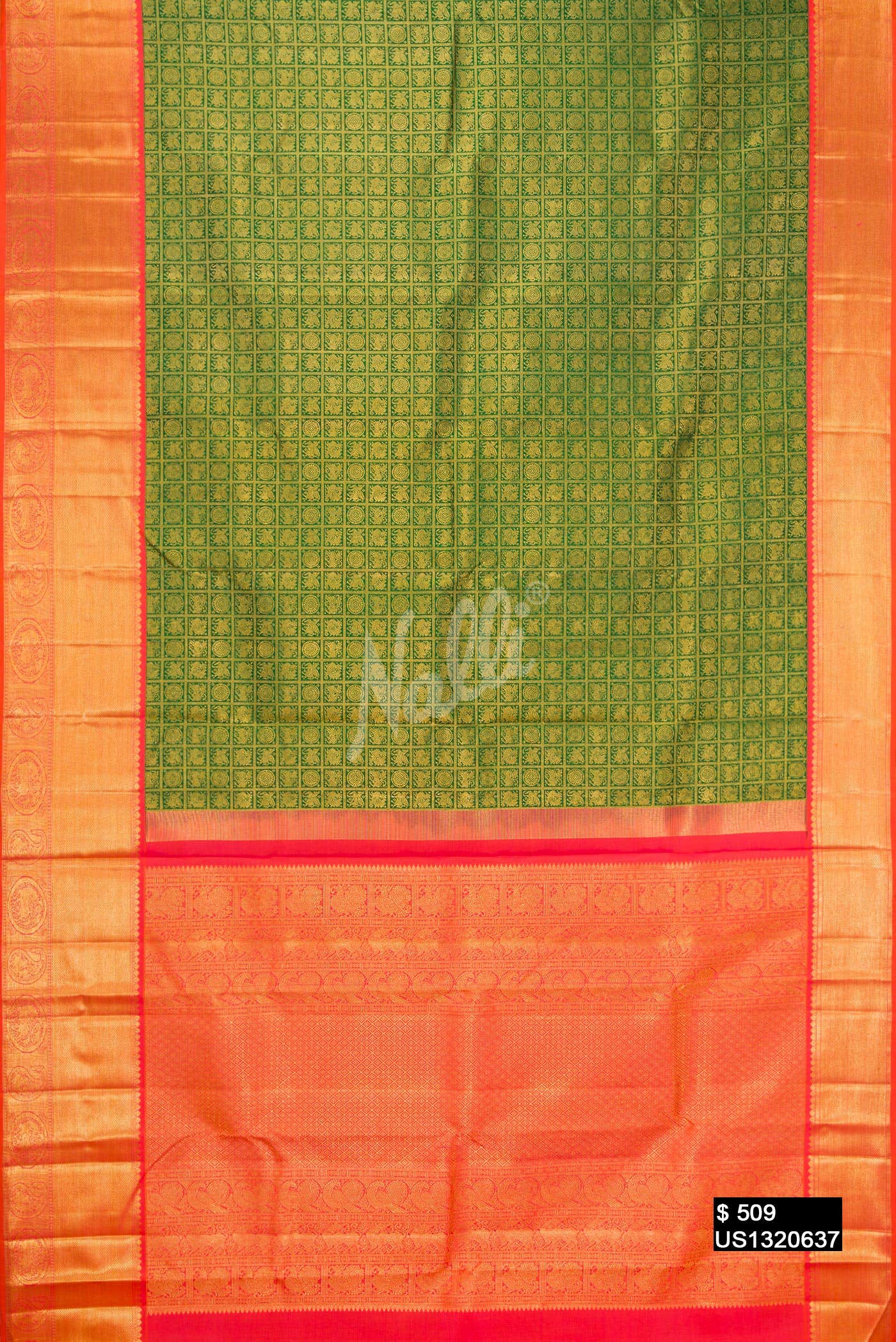 Green Kanchipuram Silk Saree