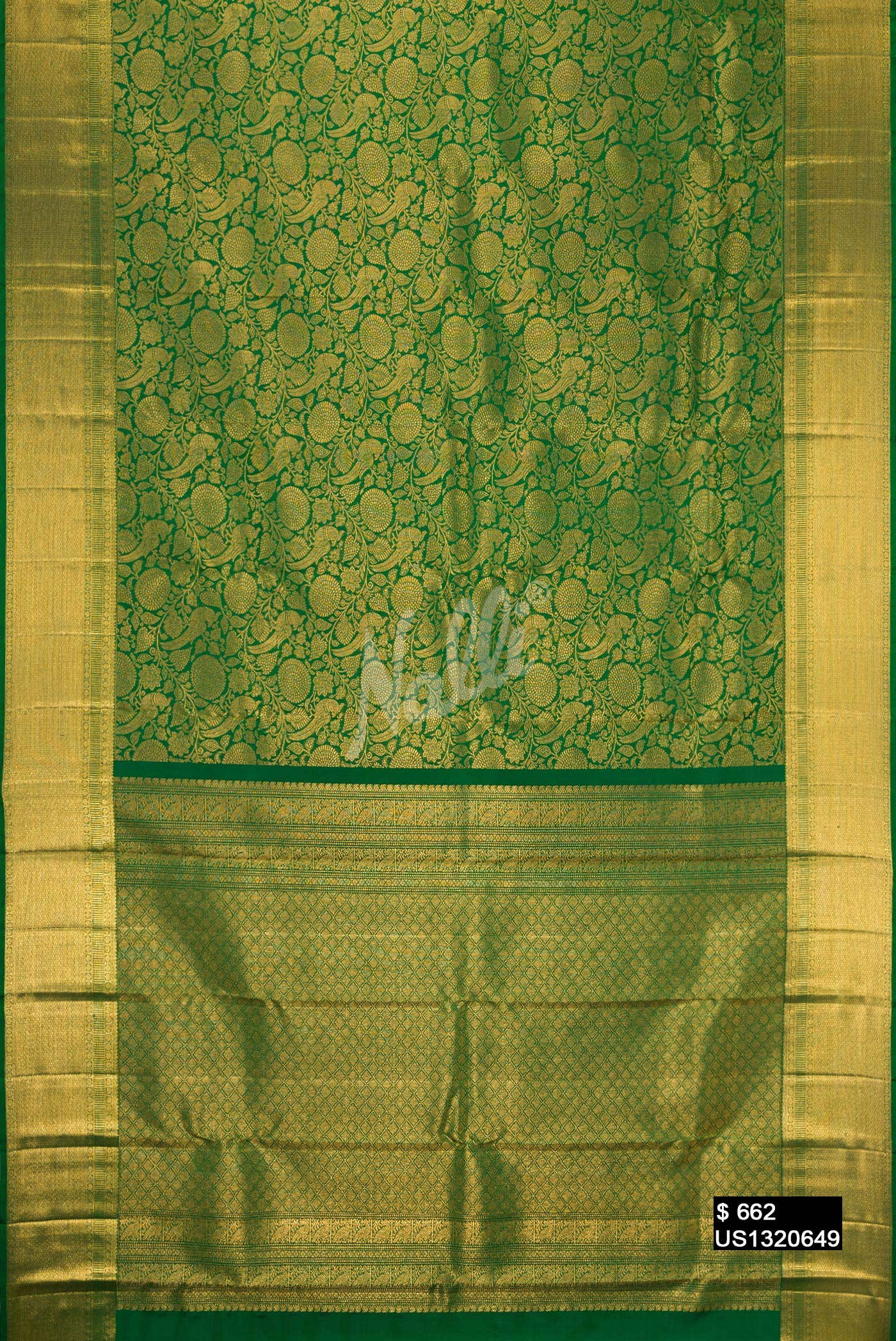 Green Kanchipuram Silk Saree