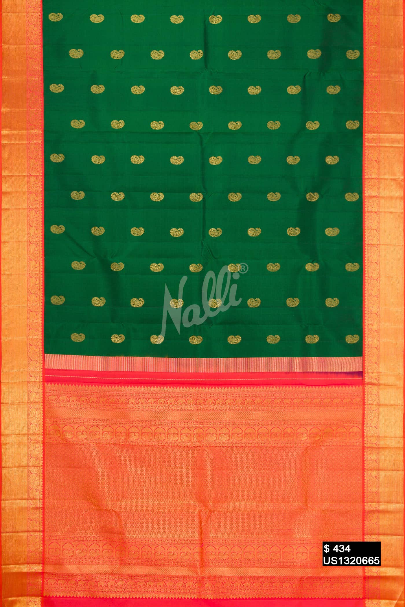 Green Kanchipuram Silk Saree