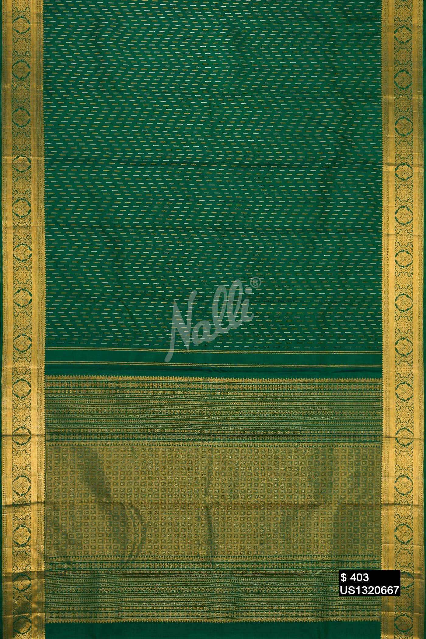 Green Kanchipuram Silk Saree